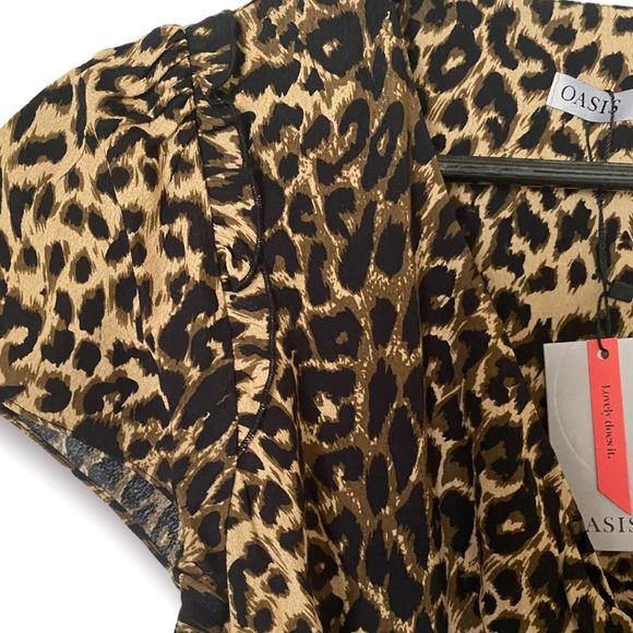 ⭐️Host Pick⭐️ 🆕 Oasis: US 8/UK 12: Leopard Print Midi Dress - Picture 7 of 15